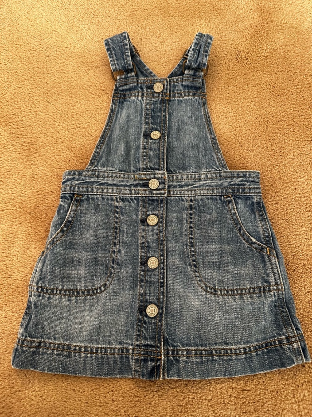 babyGap Denim Skirtall / Overall Dress - Size 2 Years
